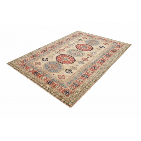 Tappeto Kazak Fine Pakistan marrone grigio 172x238