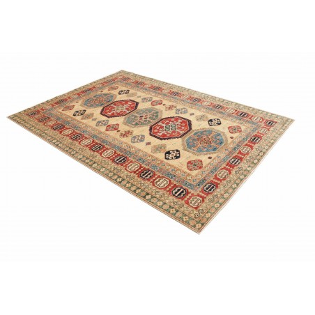 Tappeto Kazak Fine Pakistan marrone grigio 172x238