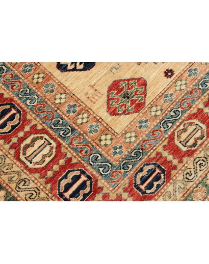 Tappeto Kazak Fine Pakistan marrone grigio 172x238