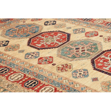 Tappeto Kazak Fine Pakistan marrone grigio 172x238