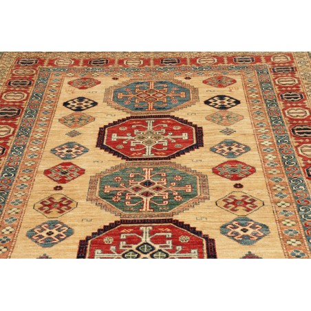 Tappeto Kazak Fine Pakistan marrone grigio 172x238