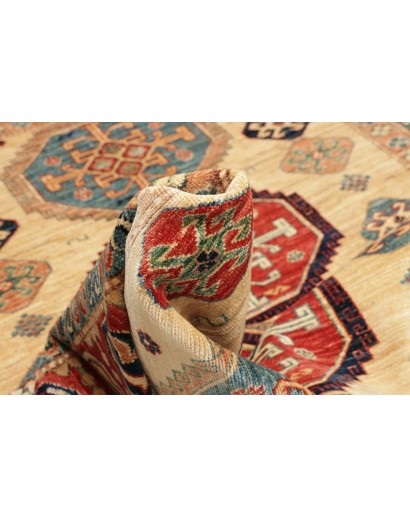 Tappeto Kazak Fine Pakistan marrone grigio 172x238