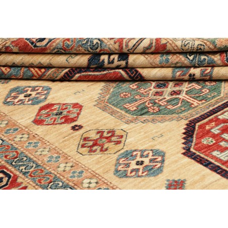 Tappeto Kazak Fine Pakistan marrone grigio 172x238