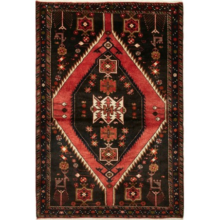 Tappeto Hamadan Persia rosso marrone 118x173