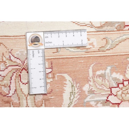 Tappeto Tabriz 70 Raj Persia giallo marrone 85x324