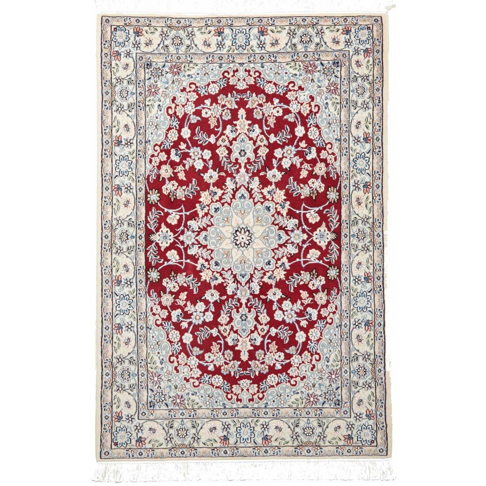 Tappeto Nain 9La Persia bianco marrone 100x152