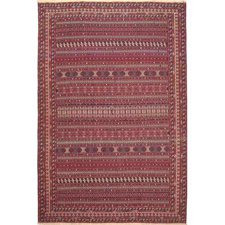 Tappeto Souzani Kilim Persia marrone 196x293