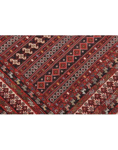 Tappeto Souzani Kilim Persia marrone 196x293