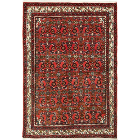 Tappeto Hamadan Persia marrone blu 101x150