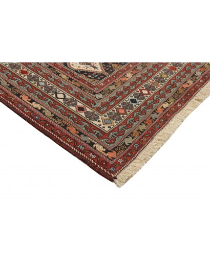 Tappeto Souzani Kilim Persia azzurro giallo 201x292