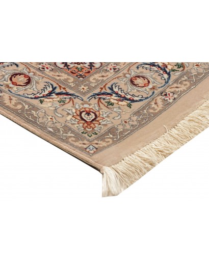 Tappeto Isfahan Persia marrone verde 79x315