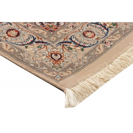 Tappeto Isfahan Persia marrone verde 79x315