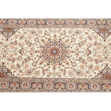 Tappeto Isfahan Persia marrone verde 79x315