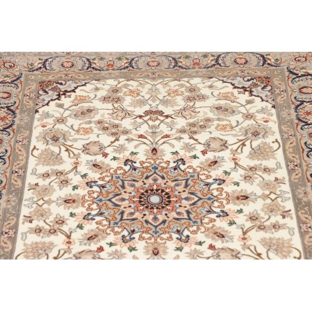 Tappeto Isfahan Persia marrone verde 79x315