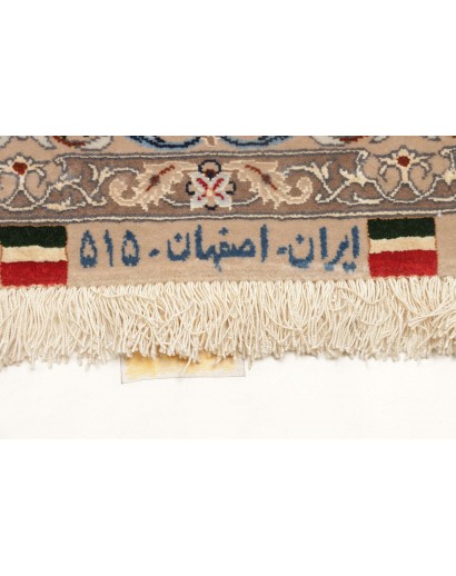 Tappeto Isfahan Persia marrone verde 79x315