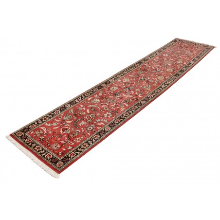 Tappeto Ghom Persia marrone blu 68x312