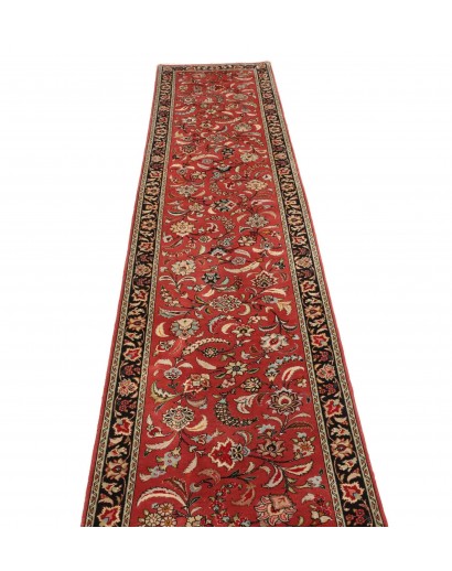 Tappeto Ghom Persia marrone blu 68x312