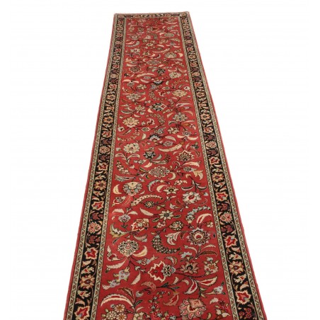 Tappeto Ghom Persia marrone blu 68x312