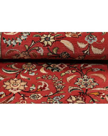 Tappeto Ghom Persia marrone blu 68x312