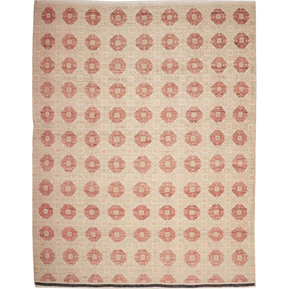 Tappeto African Design Pakistan marrone rosso 235x310