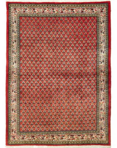 Tappeto Hamadan Persia marrone giallo 110x150