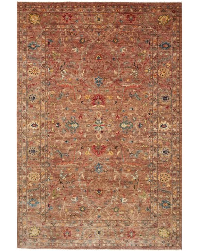 Tappeto Zigler Fine Pakistan rosso marrone 203x305