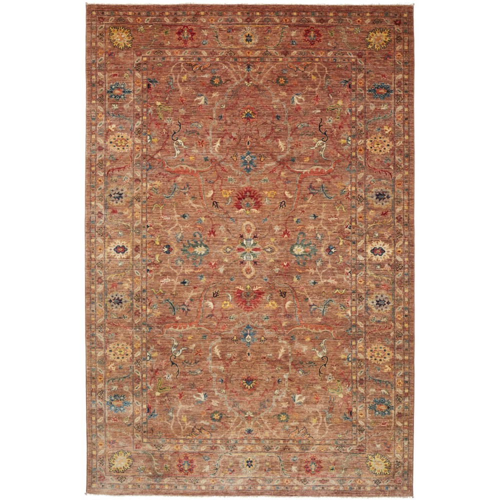 Tappeto Zigler Fine Pakistan rosso marrone 203x305 Tappeto Zigler Fine Pakistan rosso marrone 203x305