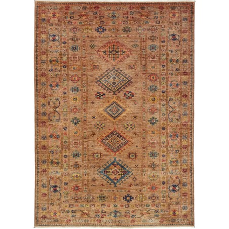 Tappeto Kazak Fine Pakistan arancione marrone 149x211