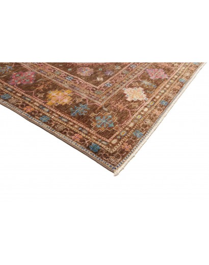 Tappeto Kazak Fine Pakistan azzurro marrone 241x313