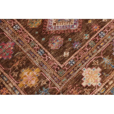 Tappeto Kazak Fine Pakistan azzurro marrone 241x313