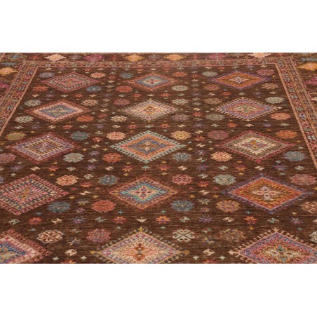 Tappeto Kazak Fine Pakistan azzurro marrone 241x313
