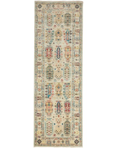 Tappeto Tribal Pakistan marrone beige 82x245