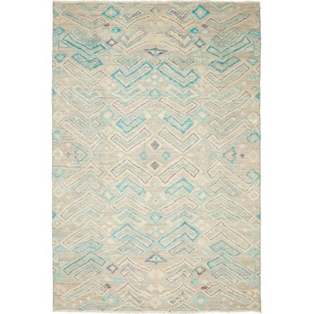 Tappeto African Design Pakistan beige bianco 195x297