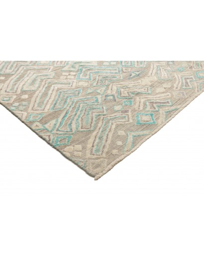 Tappeto African Design Pakistan beige bianco 195x297