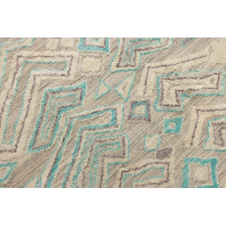 Tappeto African Design Pakistan beige bianco 195x297