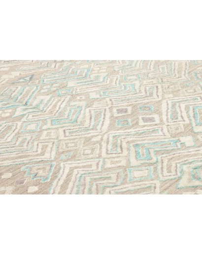 Tappeto African Design Pakistan beige bianco 195x297