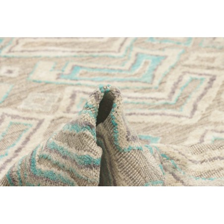 Tappeto African Design Pakistan beige bianco 195x297