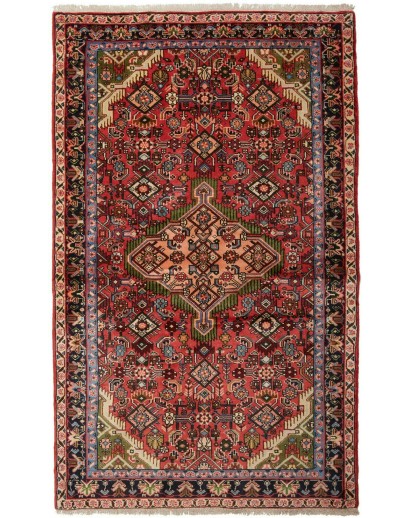 Tappeto Hamadan Persia marrone blu 120x197