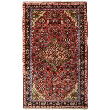 Tappeto Hamadan Persia marrone blu 120x197
