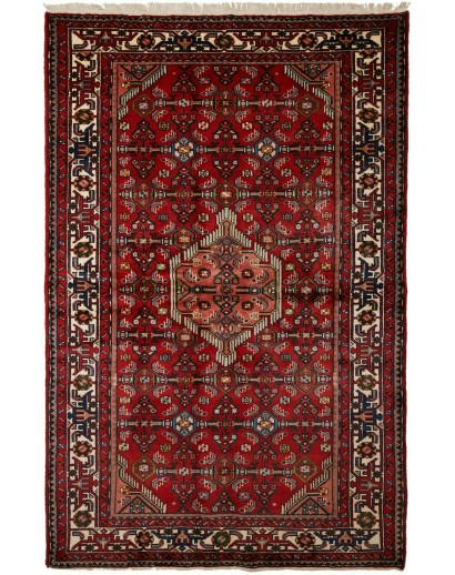 Tappeto Hamadan Persia marrone 136x207