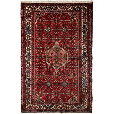Tappeto Hamadan Persia marrone 136x207