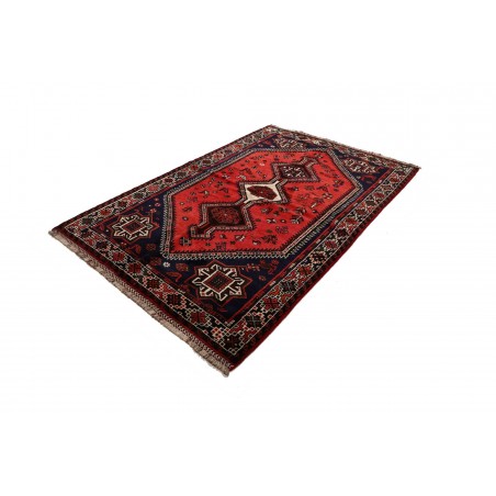 Tappeto Shiraz Persia arancione bianco 163x235