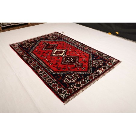 Tappeto Shiraz Persia arancione bianco 163x235