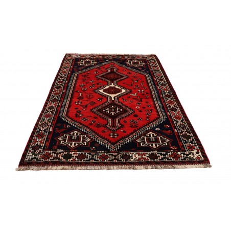 Tappeto Shiraz Persia arancione bianco 163x235