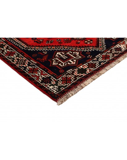 Tappeto Shiraz Persia arancione bianco 163x235