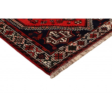 Tappeto Shiraz Persia arancione bianco 163x235