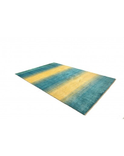 Tappeto Shayan Pakistan blu marrone 199x292