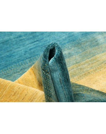 Tappeto Shayan Pakistan blu marrone 199x292