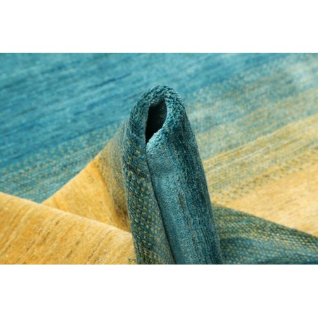 Tappeto Shayan Pakistan blu marrone 199x292