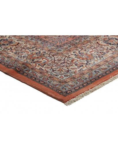 Tappeto Sarough Persia azzurro bianco 338x486